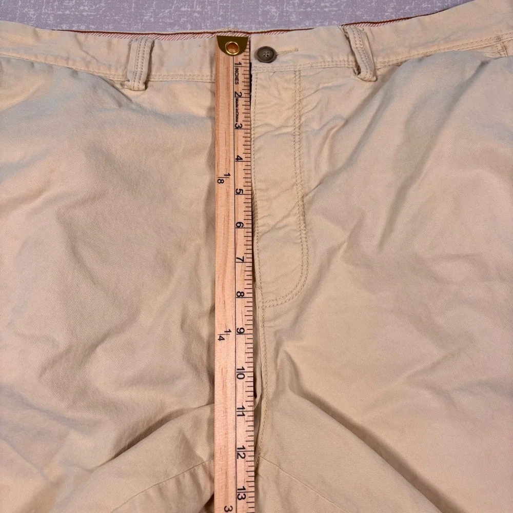 Tommy‎ Bahama Mens Boracay Chino Shorts Khaki Tan Cotton Blend Size 36 *Flaws